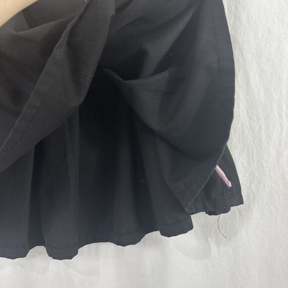 Hot Topic Corset Lace Up Pleated Black Mini Skirt Size XL Kawaii Punk Emo - Picture 7 of 9